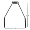 Fleming Supply Flip-Up Wall-Mount Bike Hanger for Mountain, Road, or Fat Tire Bicycles - 3 of 4
