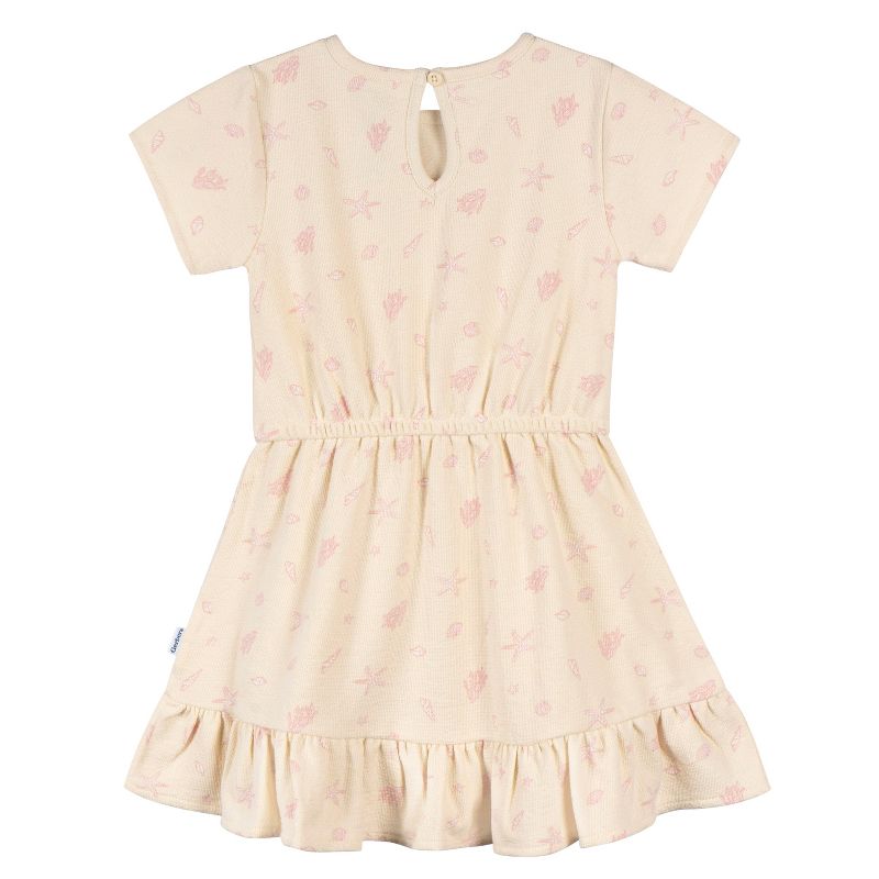 Gerber Toddler Girls' Short Sleeve Dress, 2 of 8