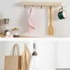 Munora Wall Organizer Storage Hooks, For Home, Bathroom, Kitchen & Garage Grey with 5 Ball Slots & 6 Hooks or Black Metal 20-Pack - 2 of 4