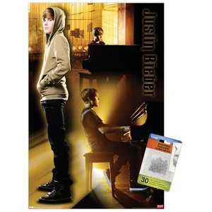 Trends International Justin Bieber - Piano Unframed Wall Poster Prints - 1 of 4