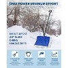 Lightweight Snow Shovel with Spring-Loaded Handle & Aluminum Edge, 18" Wide Blade for Efficient Driveway and Sidewalk Snow Removal - 3 of 4