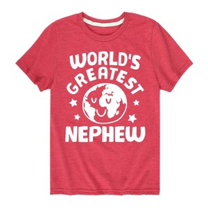 Boys' - Instant Message - World's Greatest Nephew Short Sleeve Graphic T-Shirt - 1 of 4