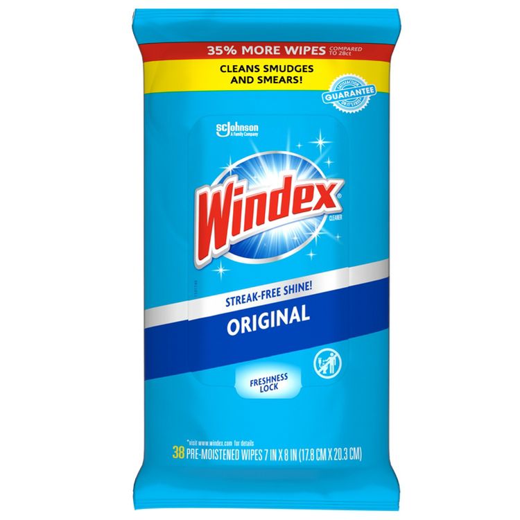Windex Original Window and Glass Cleaner Wipes Pre-Moistened - 38ct, 4 of 10