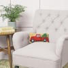 C&F Home 6" x 12" Red Truck w/ Christmas Tree Hooked Petite/Small Accent Throw Pillow - 2 of 4