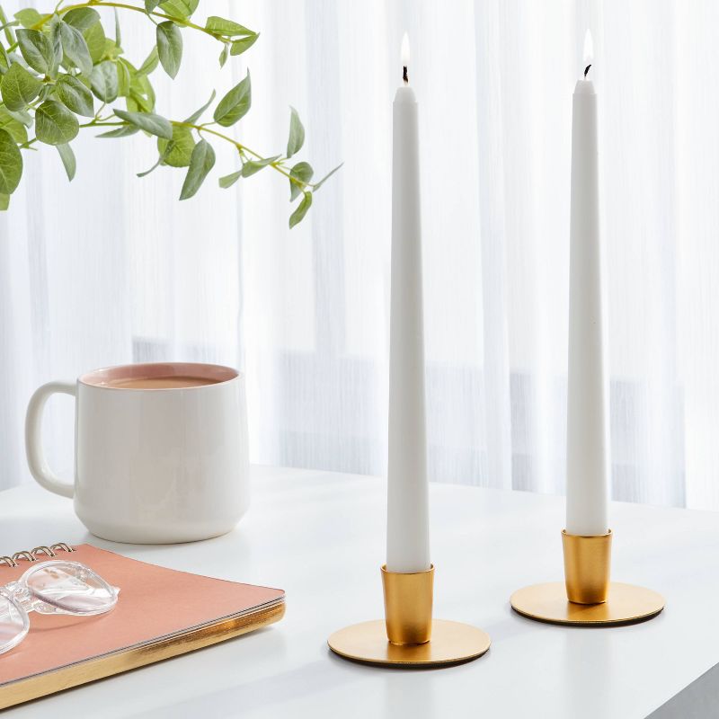2pk Unscented Taper Candles White - Room Essentials&#8482;, 2 of 4