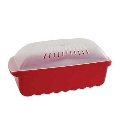 Nordic Ware Microwave Slanted Bacon Tray With Lid : Target
