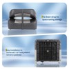2 Pack Boat Seats Low Back,Stainless Steel Screws Included,With Thickened Sponge Padding and Hinge for Sightseeing Boat,Speedboat, Canoe - 3 of 4