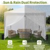 10x10 Pop Up Canopy with 4 Sidewalls, Outdoor Portable Instant Canopy Tent, Outdoor Canopy, Waterproof Pop Up Tent, Versatile Gazebo - 4 of 4