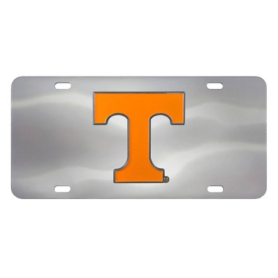 NCAA University of Tennessee Volunteers Stainless Steel Metal License Plate