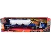 Peterbilt 379 Truck Blue with Pneumatic Tanker Trailer White "Long Haul Truckers" Series 1/32 Diecast Model by New Ray - 3 of 4
