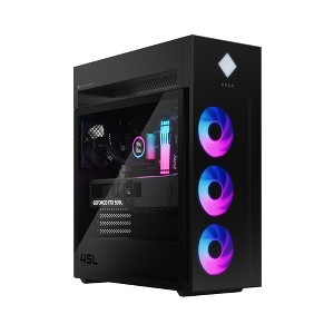Refurbished: HP OMEN 45L GT22 Gaming PC, Ultra 9 285K, 64GB, 2TB, RTX 5070Ti, Windows 11 - Manufacturer Refurbished - 1 of 4