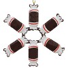 NORTHLIGHT 4" Tootsie Roll Original Candy Snowflake Christmas Ornament - Brown/White - 2 of 3