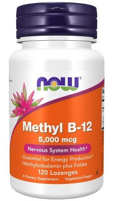 Methyl B-12 5000 mcg by Now Foods  -  120 Lozenge