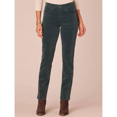 Women's Corduroy Straight Leg Pants - Democracy