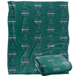 Mercyhurst University Logo Pattern Silky Touch Blanket White 50x60 - 1 of 4