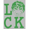 Girl's Marvel St. Patrick's Day Hulk Luck T-Shirt - 2 of 4