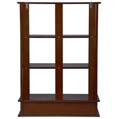 Chippendale-Inspired Hardwood Triple Shelf Curio Cabinet with Ornamental Pulls