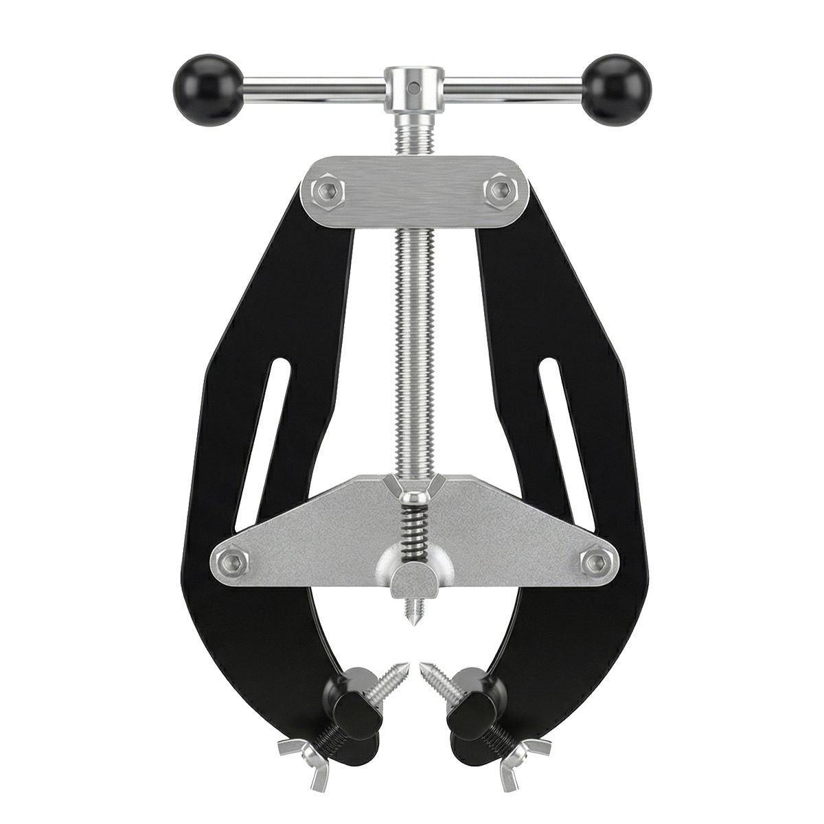 2 to 6 Inch Pipe Clamp, High Strength Ultra Clamp with Quick Acting Screws, Steel Pipe Alignment Tool with T-Handle, Lightweight Fitter Tool