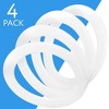 Impresa 4 Pack Spa Hot Tub Pump Heater Union Gasket/O-Ring - 2.2'' ID 3'' OD'' Flat Gasket Works on Variety of Spas - 3 of 4