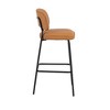 New Classic Furniture,Blythe Vegan Leather Bar Chair in Orange (Set of 2) - 4 of 4