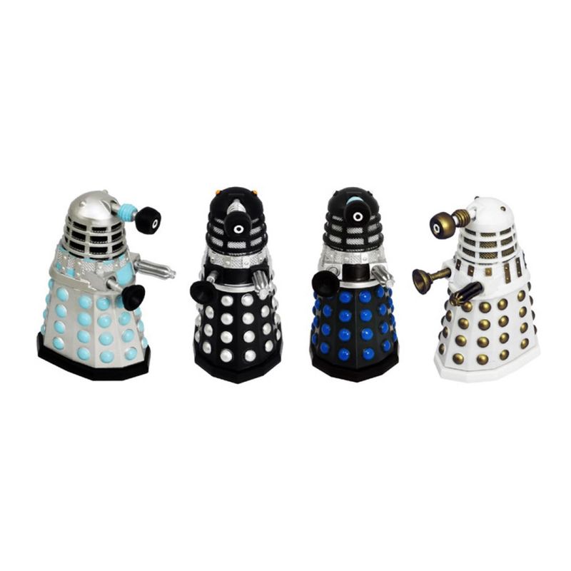 Eaglemoss Collections Doctor Who Dalek 3.27 Inch Figure Assault Set of 4, 1 of 4