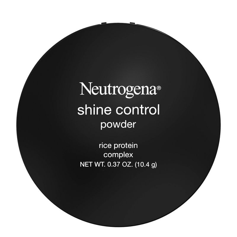 Neutrogena Shine Control Mattifying Face Powder, Lightweight &#38; Oil-Absorbing Powder with Application Sponge - Light Beige - 0.37oz, 1 of 8