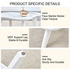 NicBex Cream White Coffee Table with Cloud Shape,Funky Minimalist Tea Table,Center Table for Living Room - 4 of 4