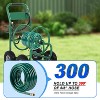 BestMassage Hose Reel Hose Carts Heavy Duty Garden Hose Reel with 4 Wheels Storage Basket - 3 of 4