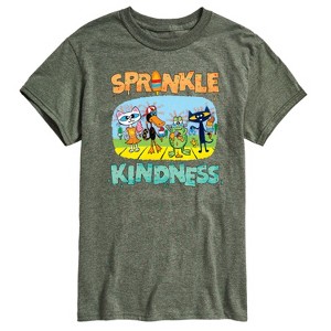 Men's - Pete the Cat - Sprinkle Kindness Short Sleeve Graphic T-Shirt - 1 of 4