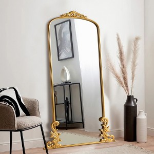 36"x24"Iron Round Corner Rectangle Three Color Swivel Hardware Hanging Mirror - 1 of 4