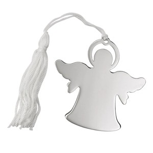 Slickblue Delightful Angel Ornament with White Tassel - Festive Christmas Décor - 1 of 4