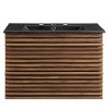 Modway Render Vanity with Sink-Floor, 30 Inch, Walnut Black - 3 of 4