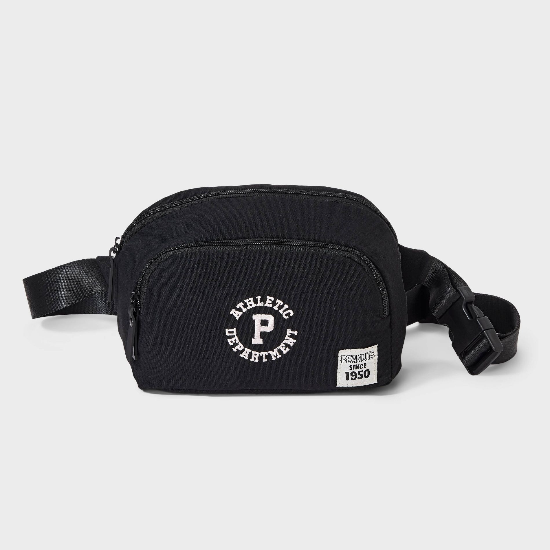 Women's Peanuts Graphic Crossbody Bag - Black