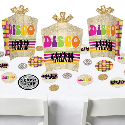 Big Dot Of Happiness 70 S Disco 1970s Disco Fever Party Decor And Confetti Terrific Table Centerpiece Kit Set Of 30 Target
