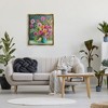 Stupell Industries Patterned Modern Flower Bouquet Floating Frame Canvas Art - 3 of 4