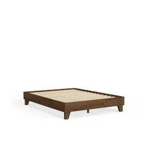 eLuxury Wooden Platform Bed Frame - 1 of 4