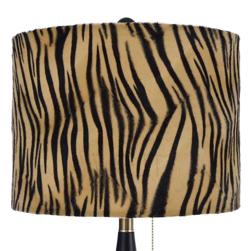 Jack Modern Painted Accent Table Lamp with Fabric Shade Tan - StyleCraft, 4 of 8