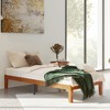 ELJGET Solid Wood Bed Frame Twin, Noise-Free Wooden Slat Support, No Box Spring Needed, Sturdy Platform Bed - 3 of 4