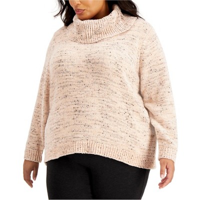 Calvin Klein Womens 3-Tone Pullover Sweater