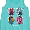 Girls' - Monster High - Character Grid Graphic Sleeveless Aline Dress - 2 of 3
