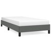 Bed Frame Dark Gray Polyester, Plywood, Engineered Wood Twin XL - 2 of 4