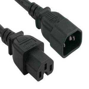 SANOXY 15ft 14 AWG 15A 250V Power Cord (IEC320 C14 to IEC320 C15) - 1 of 1