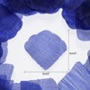Unique Bargains Wedding Decoration Silk Artificial Flower Rose Petals 2''x2'' 5000 Pcs Dark Blue - 2 of 3