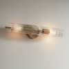 Possini Euro Design Possini Euro Taurus 22" Wide Brushed Champagne 2-Light Bath Light - 2 of 4