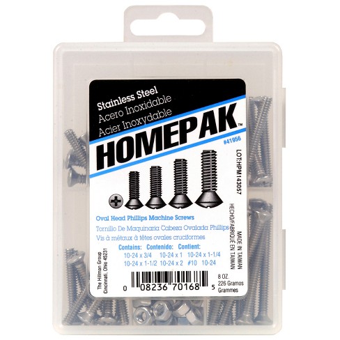 6301PK: Phillips Oval Head Sheet Metal Screws | Screw Size: #8 x 3/4 in. OAL | Chrome