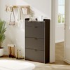 COZONY Slim Shoe Cabinet with 3 Flip Drawers & 2 Small Drawers, Freestanding Hidden Shoe Storage Organizer for Entryway, Hallway, Living Room - 4 of 4