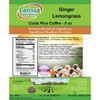 Larissa Veronica Ginger Lemongrass Costa Rica Coffee (Gourmet, Naturally Flavored, Whole Coffee Beans) (8 oz, ZIN: 560667) - 2 of 4