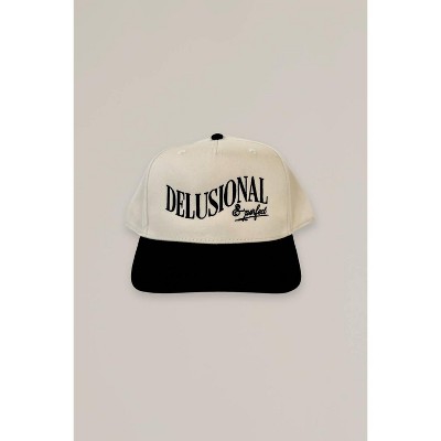 Women's delusional & perfect canvas trucker hat - The Happiest
