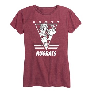 Women's - Rugrats - Angelica, Chuckie, And Tommy Short Sleeve Graphic T-Shirt - 1 of 4