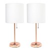 Creekwood Home Contemporary Bedside Table Lamp with Power Outlet - 4 of 4